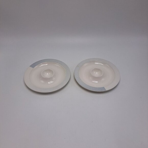 Rorstrand Sweden Marked Saucer Crock Lid Candle Holder Vintage 5" wide - Picture 3 of 7